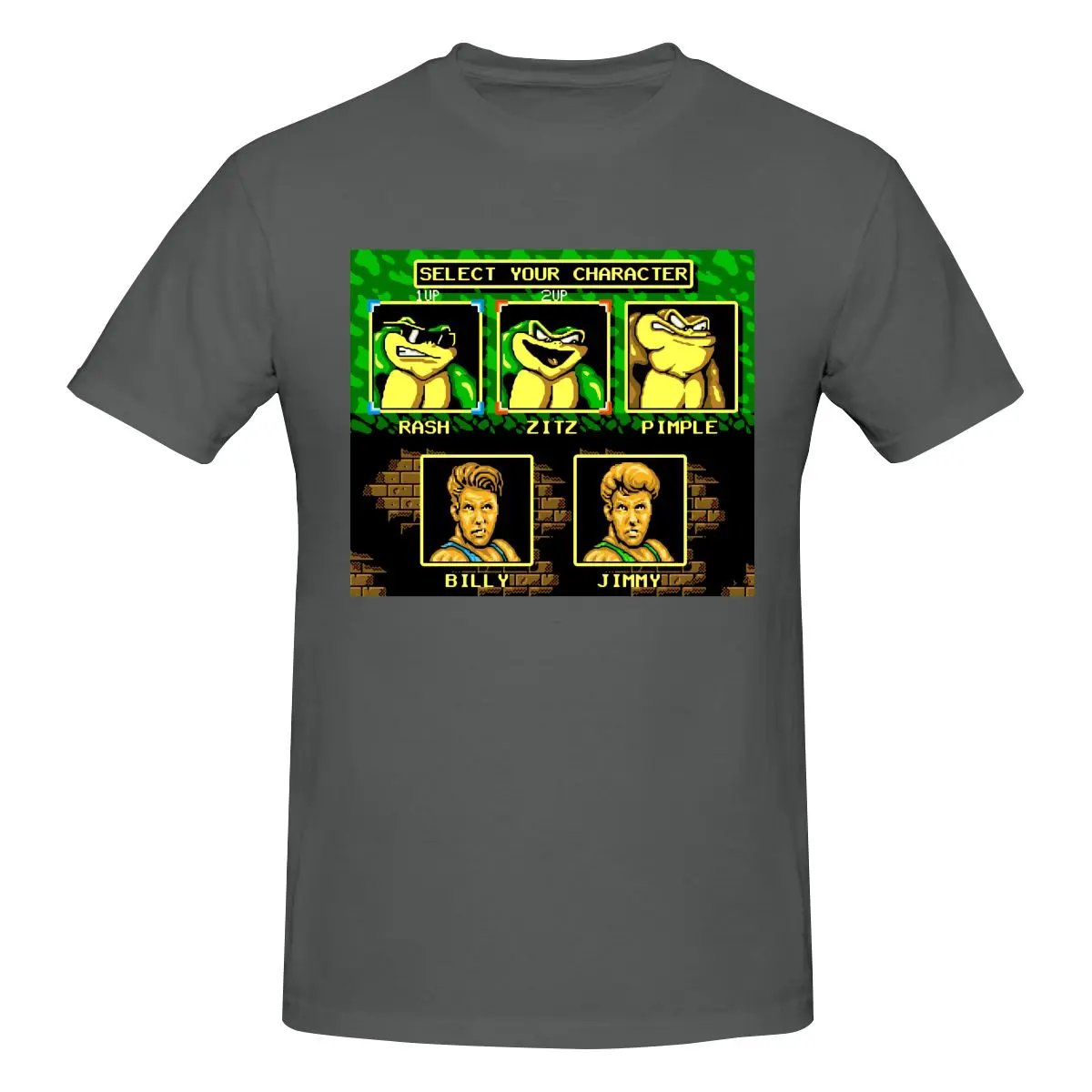 Battletoads Double Dragon Character Game Shirt T-shirt Tee Rare Design Fashion High Quality