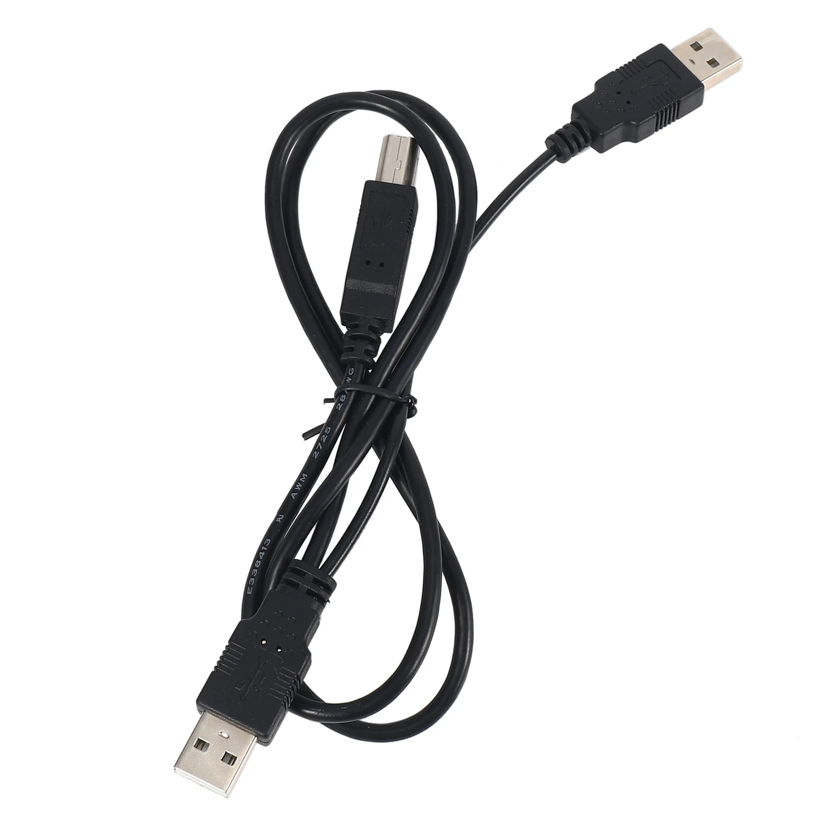 USB คู่2.0ตัวผู้ไปยังสาย Y ตัวผู้ขนาด80ซม. สำหรับเครื่องพิมพ์ & สแกนเนอร์และฮาร์ดดิสก์ภายนอก