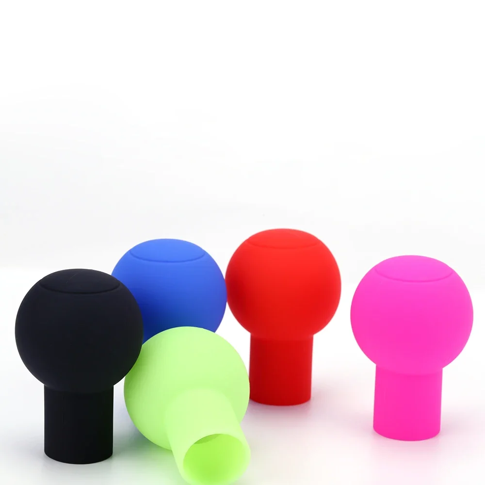 Universal Durable Soft Silicone Round Shift Knob Cover Suitable Many Models Such As for Volkswagen Manual Lever Shift Knob