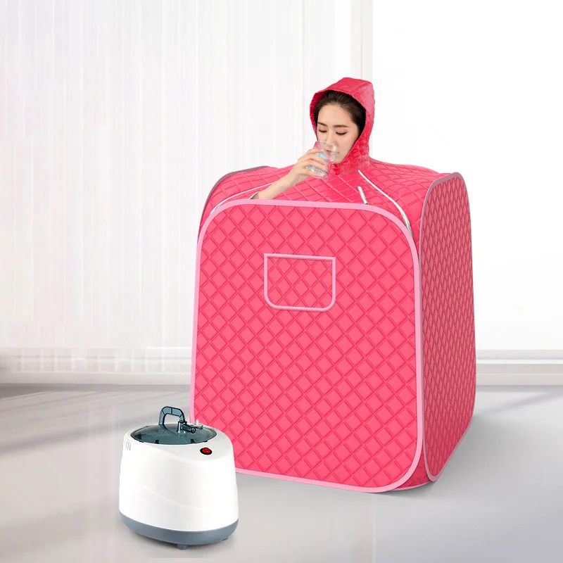 

Portable Folding Steam Sauna SPA Room Tent Box without Steamer for One Person Weight Loss Full Body Slimming