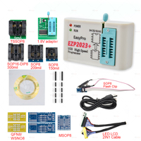 EZP2023 with 12 Adapter USB SPI Programmer  Support 24 25 93 95 EEPROM Flash Bios Minipro Support More Chips