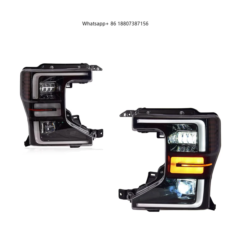 

FT Car Lights forFord F-250 Headlights 2020-2024 F250 LED Projetor Headlamp Daytime Running Light Automotive Accessories