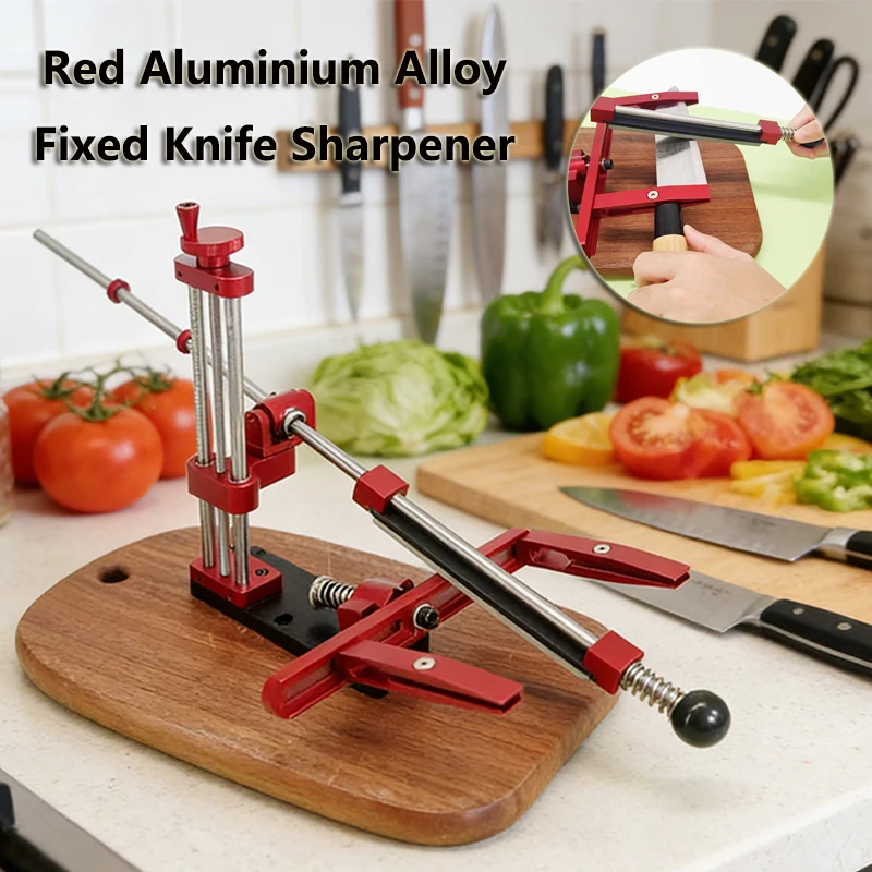 

Новая регулируемая точилка для ножей с фиксированным углом, ручная система заточки для кухонных/наружных ножей, универсальный профессиональный инструмент