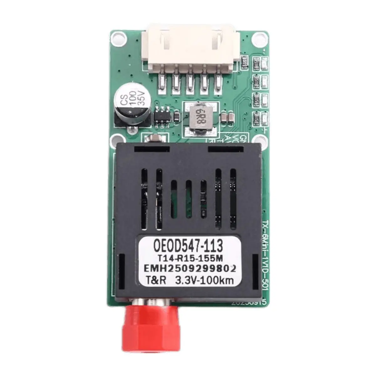 Y1648A*☀▃100KM TTL Optical Transceiver Module DC 5.5-26V Optical Terminal Equipment Drone-Specific TX SkyEnd