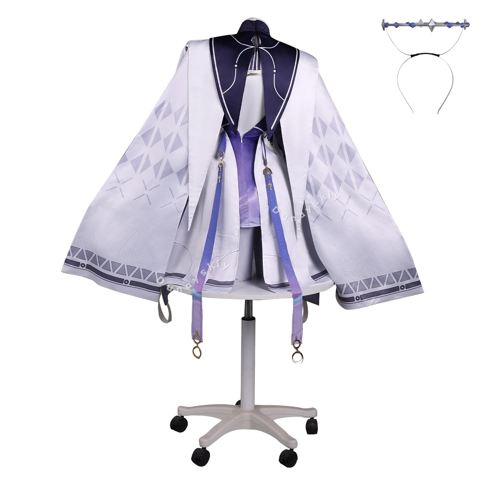 

Mornye Cosplay Game Wuthering Waves Costume Wig Dress Clothing Halloween Carnival Comic Party Play Role Clothes Full Sets