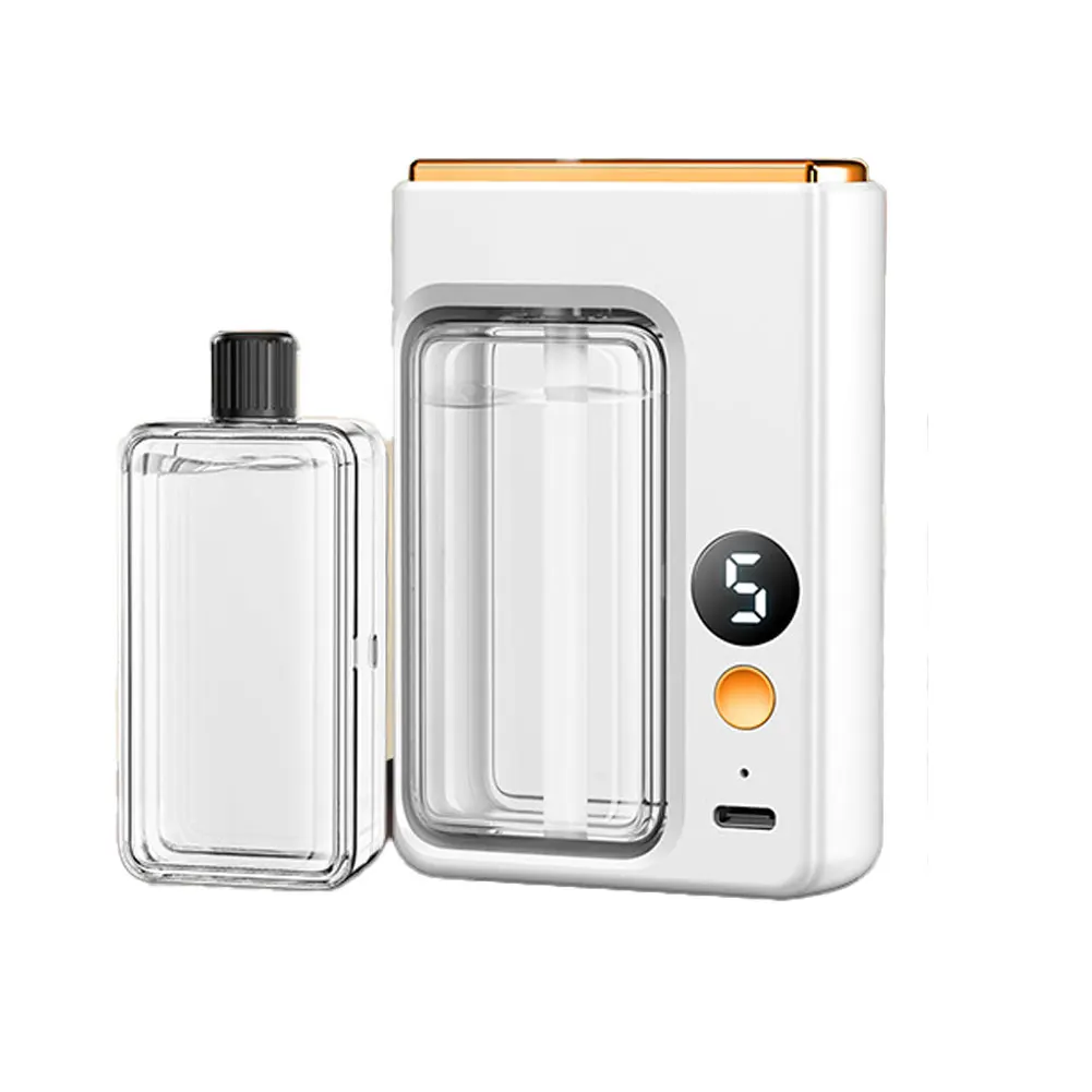 

Portable Wall Hanging Automatic Fragrance Sprayer Wireless for Bathroom Deodorization ABS Scent Diffuser 9.5x6x2.6cm White