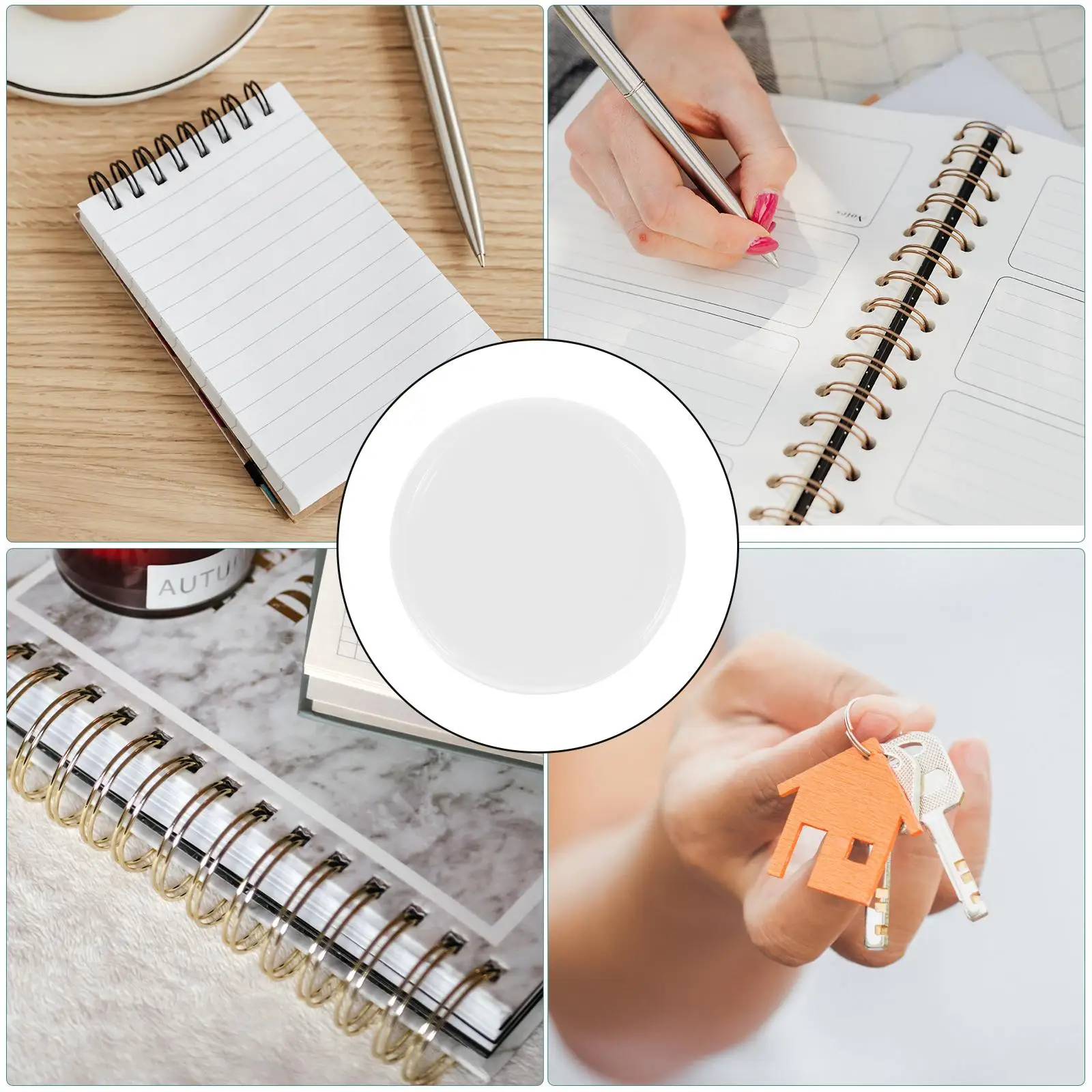 55 Pcs Small Mushroom Button Photo Album Picture Tool Discbound Discs Book Binding