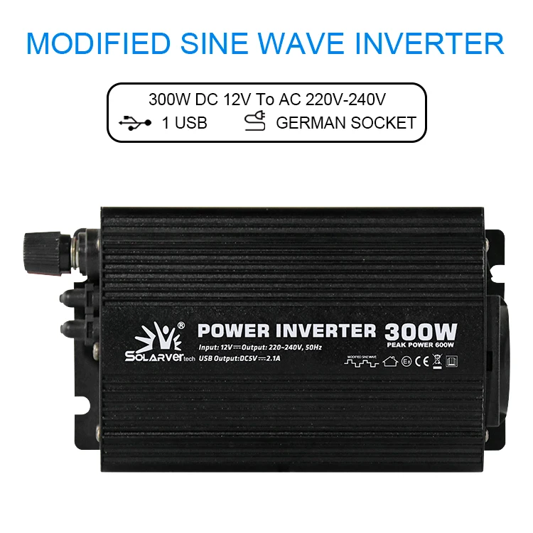 modified sine wave power 300W 14V 220v car power inverter