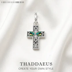 Pendant Personal Lucky Cross Summer Brand New Jewelry Europe 925 Sterling Silver Ethnic Gift For Women Men