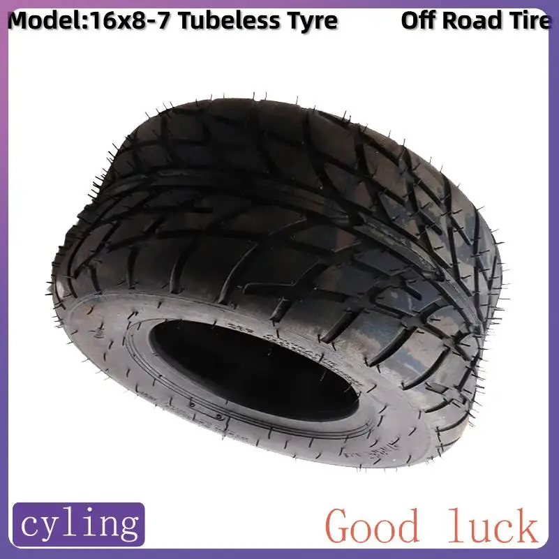 

16X8-7 Tubeless Tires For Go Karts Go Karts ATV UTV Dirt Bike 16X8-7 Inch Wheels Go Kart Knobs