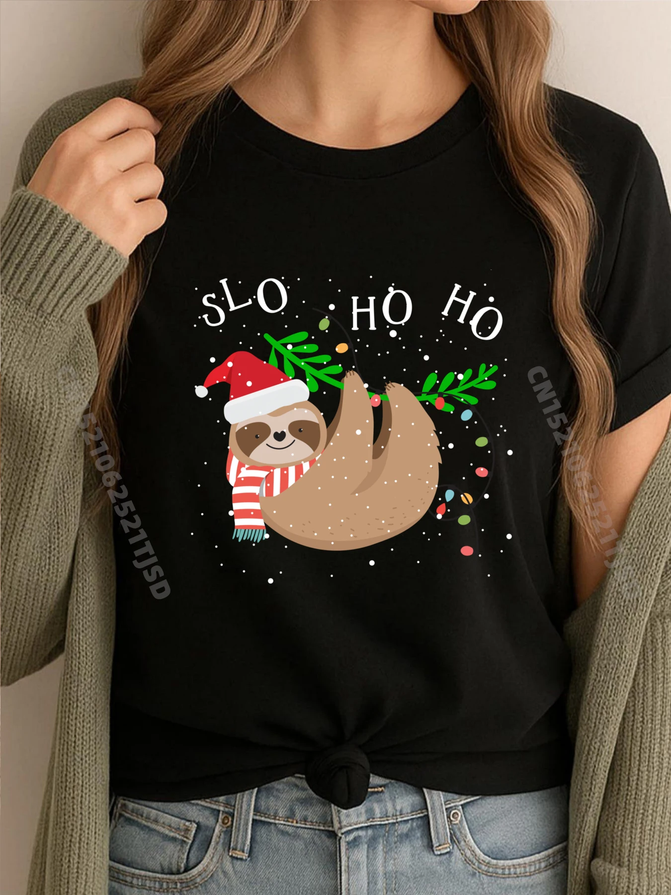 

Slo Ho Ho Merry Slothmas Sloth Рождество Бесплатная доставка Одежда Забавные подарки Эстетические