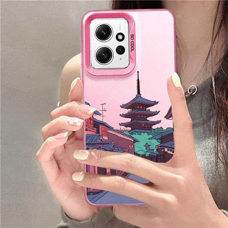 Japanese House Case For Xiaoimi Poco X3 NFC X5 5G C50 C51 F4 F3 GT 11 12T 13T Pro Funda Back Phone Cover