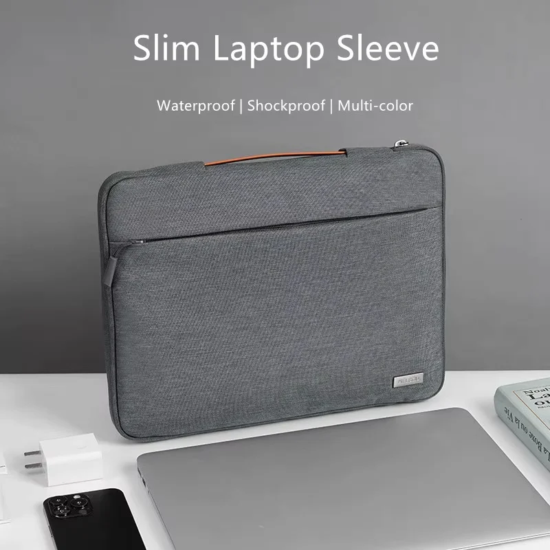 13.3/14/15.6/16 Inch Laptop Bag Portable Handbag Briefcase Sleeve Cover For MacBook Air Pro Xiaomi Redmi Huawei Notebook Men