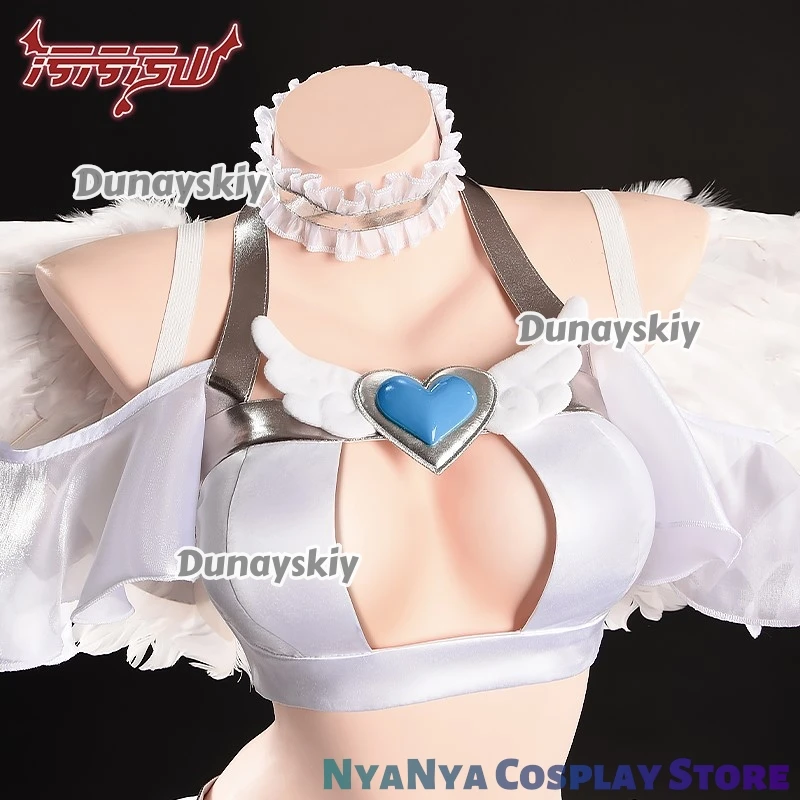 Calcinha colocando cinto de liga novo anjo transformação cosplay disfraz feminino sexy uniforme estudante jk mini saia roupa disfraz mujer