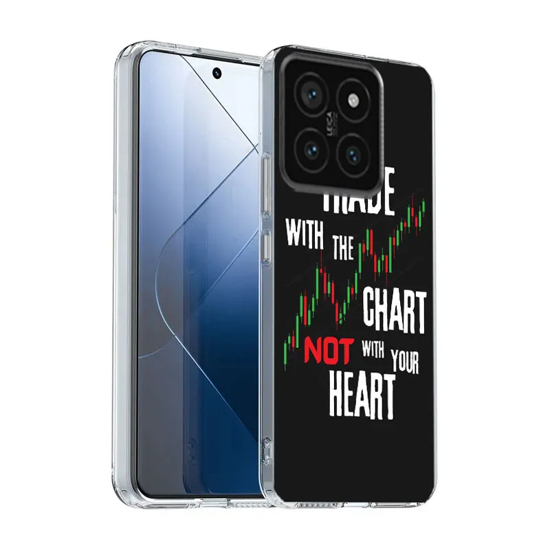 Day Trader Trader Trading Clear Phone Case For Xiaomi Poco X6 X5 Pro X4 X3 NFC F4 GT F6 F5 F3 M5 M5S M4 M3 Pro F2 F1 TPU Pattern