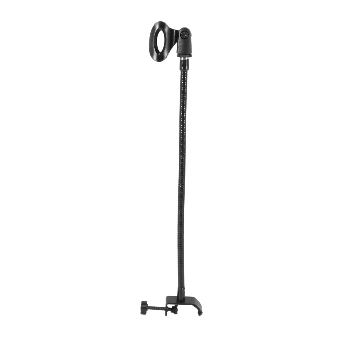 Lo-ok Flexible Gooseneck Microphone Stand with Desk Clamp for Radio Broadcasting Studio, Live Broadcast Equipment, Stations