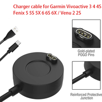 For Garmin Forerunner 965 955 945 935 745 265 255 245 55 45 USB Charger Smartwatch Charging Dock Cable Replacement Charger