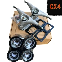 CX4 C5 Surf Skateboard Truck Skate Longboard Truck Carving Bearings and Carving Wheels Together Dis