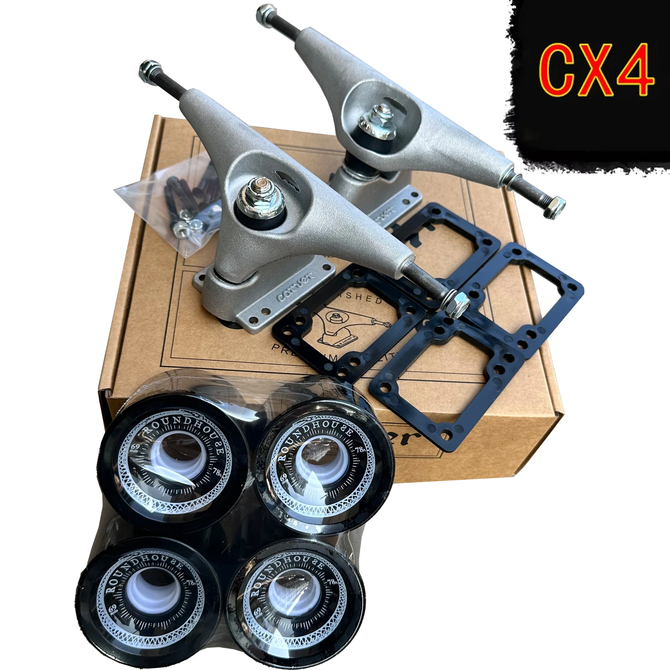 CX4 C5 Surf Skateboard Truck Skate Longboard Truck carving bearings and carving wheels together dis