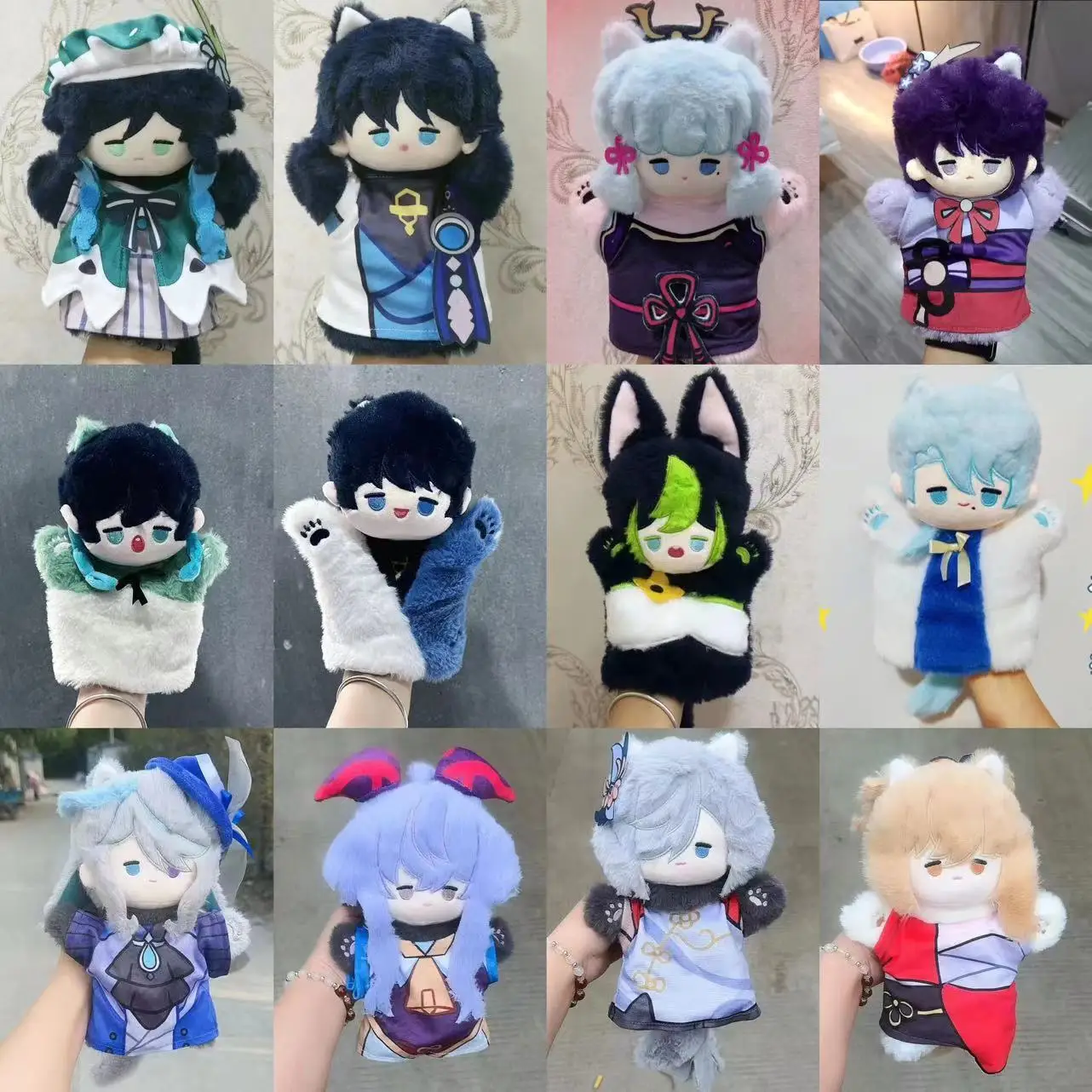 Honkai: Star Rail Fantasy Figurines Kafka Bailu Jing Yuan Dan Heng Hand Puppet Plush Doll Exquisite Festival Gift for Friend