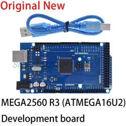 MEGA2560 MEGA 2560 R3 (ATmega2560-16U2) płyta rozwojowa AVR USB MEGA2560 dla Arduino karta rozszerzeń zestaw do samodzielnego montażu