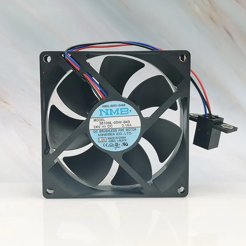جديد الأصلي 3610ML-05W-B49 24VDC 0.16A 9225 92x92x25 مللي متر مروحة التبريد المبرد