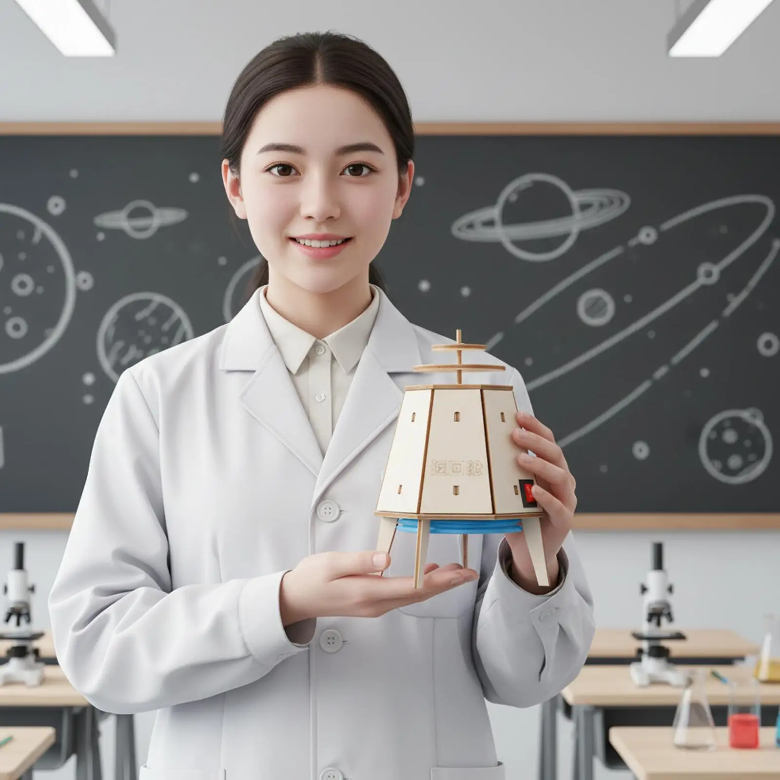 

Набор для научных экспериментов для детей: Сборная модель капсулы для возвращения на Землю, развивающий конструктор для подростков, мальчиков и девочек 8-12 лет