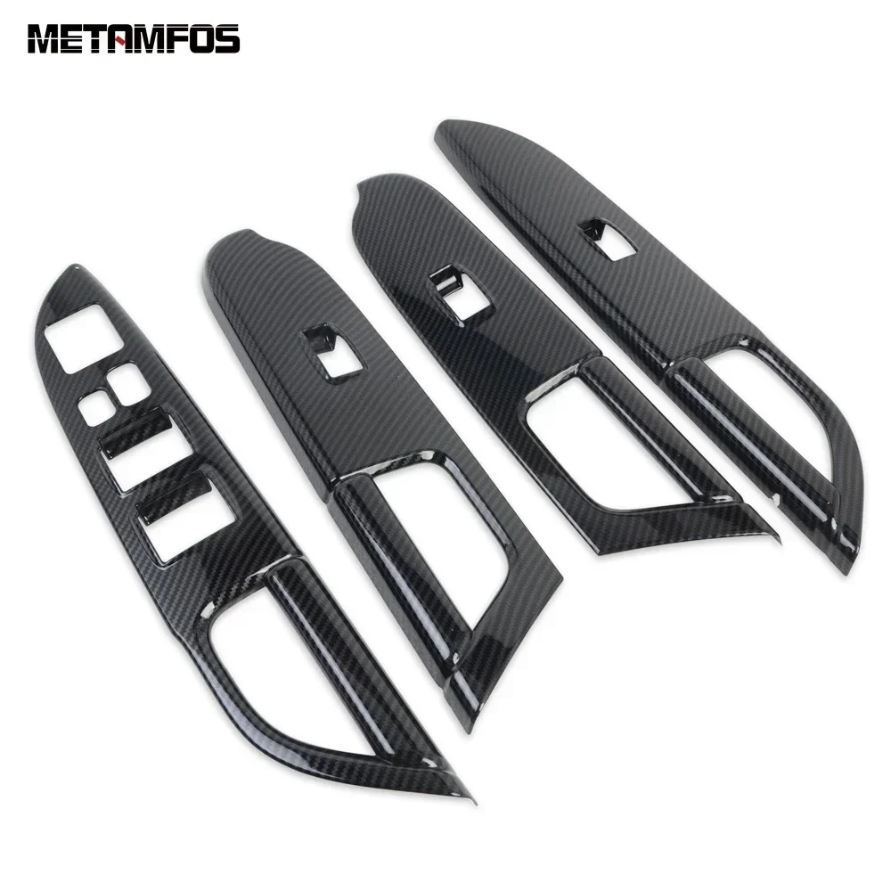 For Mitsubishi ASX 2011-2021 2022 2023 2024 ABS Matte Armrest Decoration Cover Trim Ring Window Lift Switch Frame Accessories