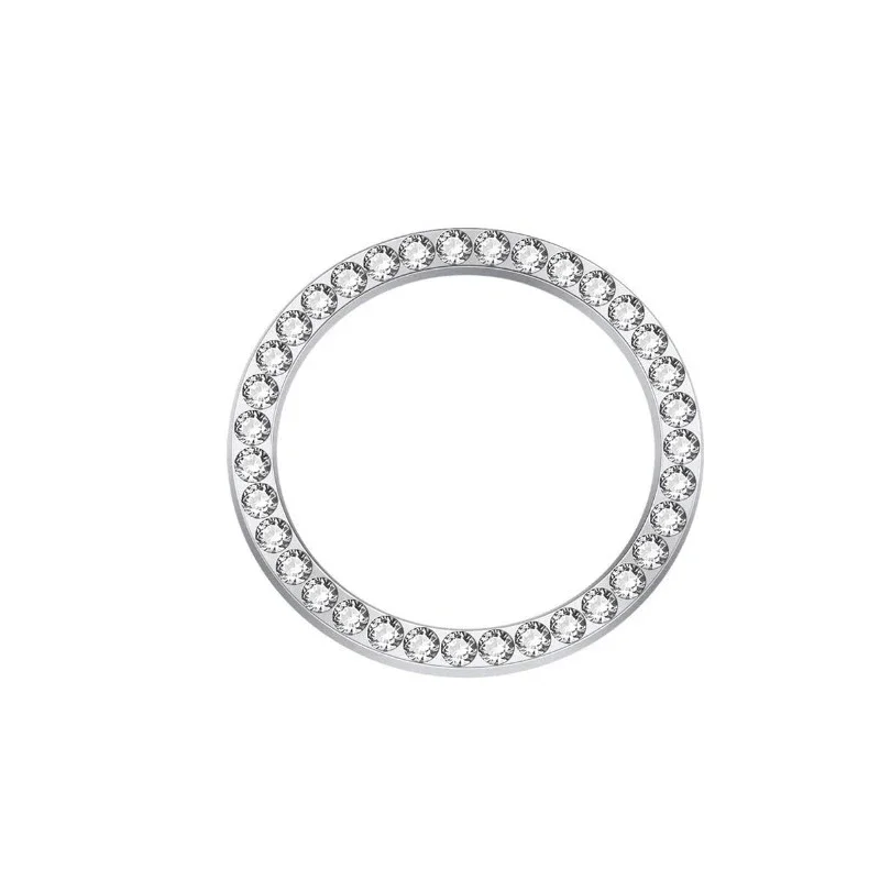 Car Start Stop Switch Button Cover Crystal Rhinestone Ring Diamond Sticker Decoration Circle Cover Decal Accessories Interior