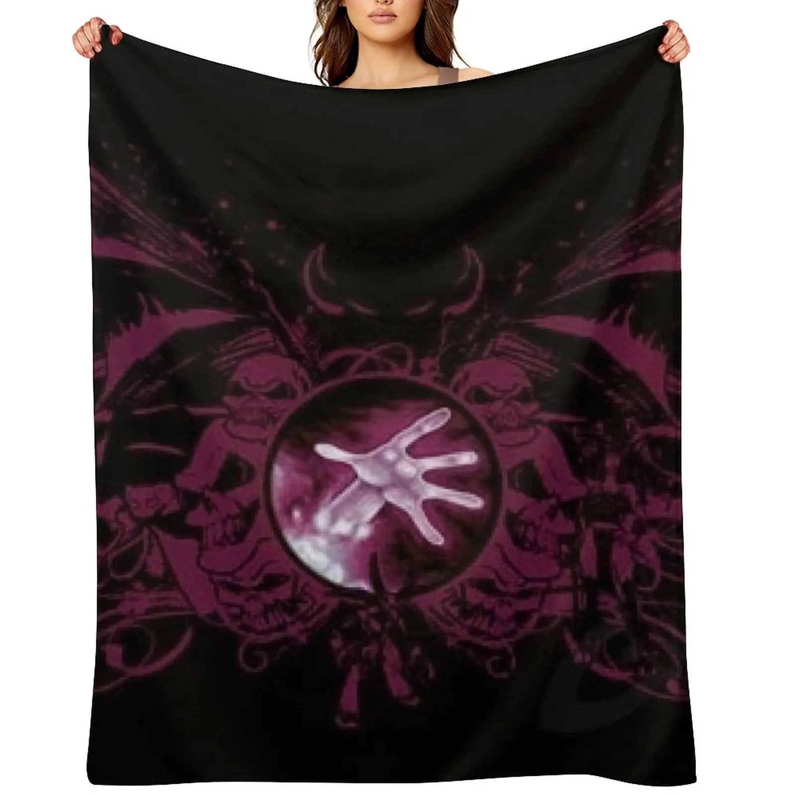 

Logo Warlock Throw Blanket Tourist Hairy Soft Luxury St Blankets