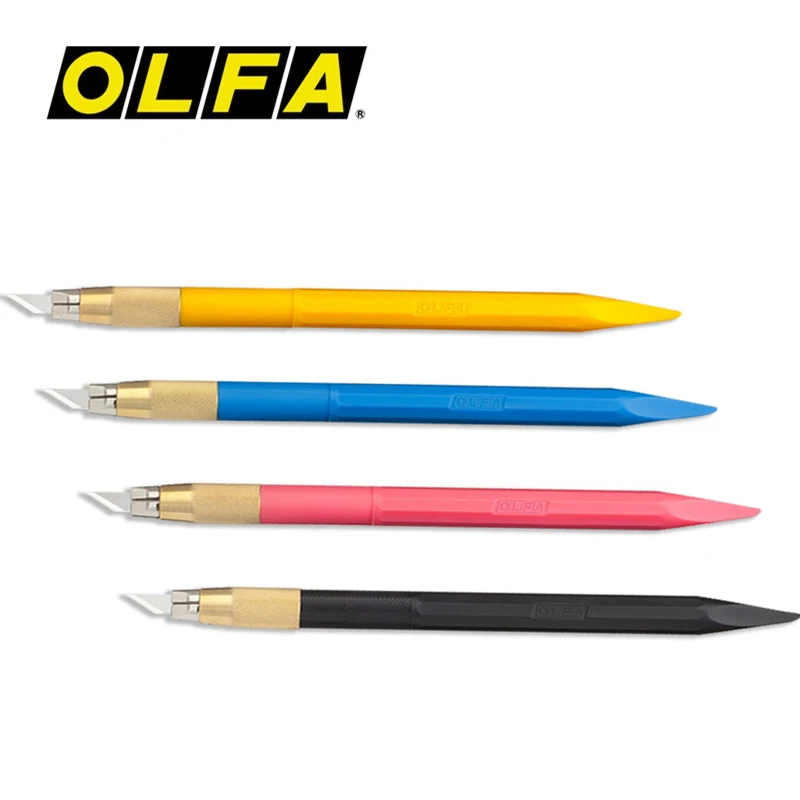 OLFA AK-5/5B نحت سكين الفن مصمم مع 5 قطعة شفرات نموذج القاطع فائدة السكاكين الحرفية أدوات KB-5/30B قطع شفرة