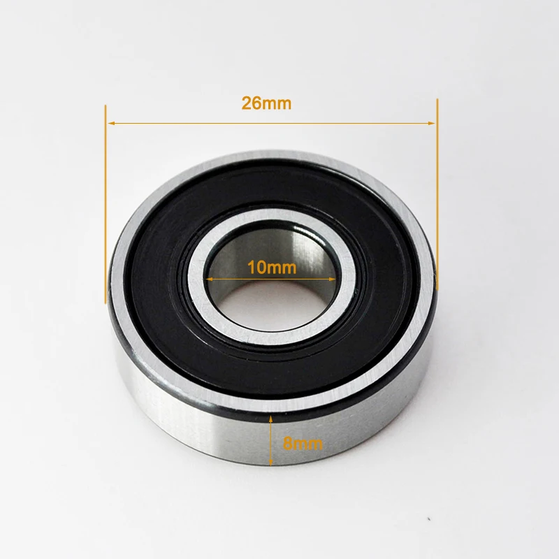 10 قطعة 6000 2RS ZZ 10*26*8mm 6000RS 6000Z DDU 2Z القطر الداخلي 10 مللي متر الكروم الصلب كرات أخدود عميقة محامل #6