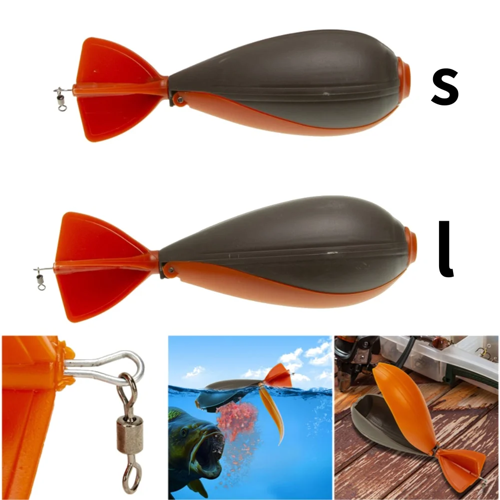 الكارب ملحقات صيد سمك الطعم قاذف الطعم قنبلة الصيد Spomb صاروخ المغذية تعويم إغراء بيليه موقف قاذف ملحقات صيد سمك