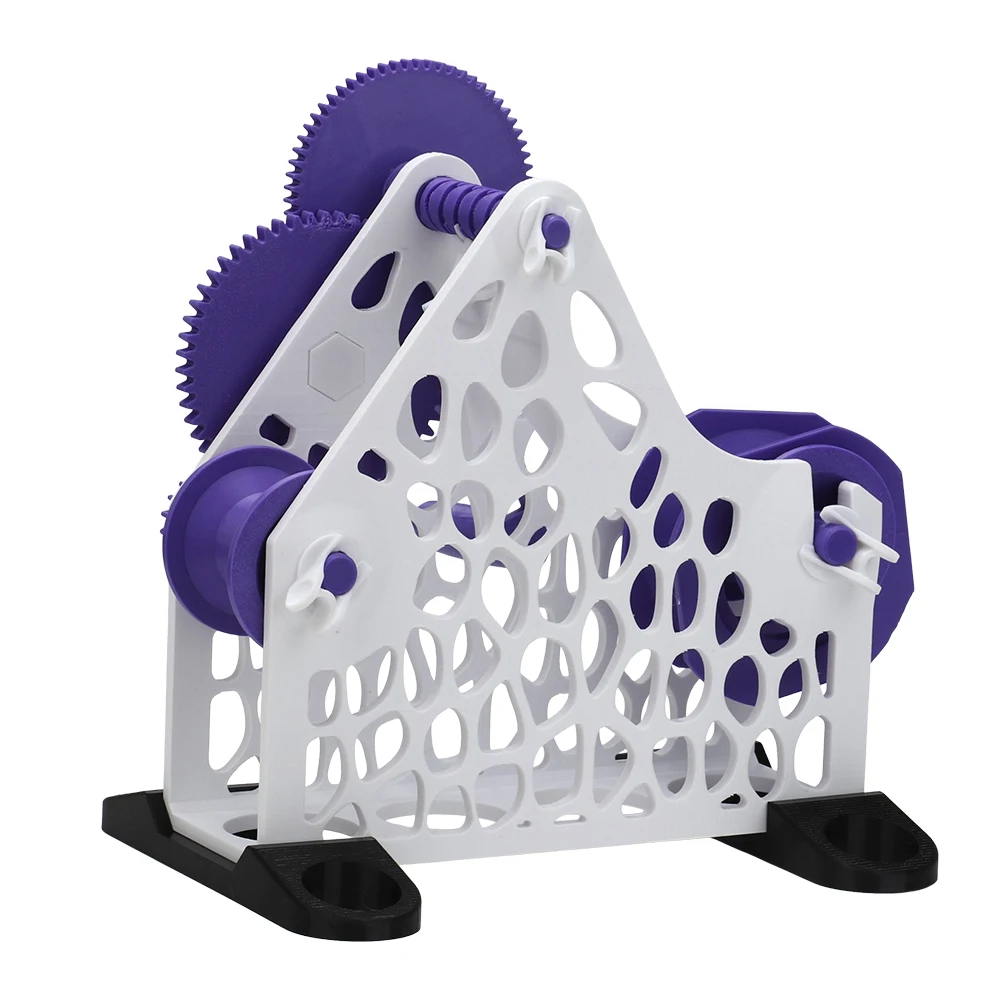 3D Printer Filament Respooler Hand Cranked 1kg Filament Rewinder Detachable Modular Design 3D Printer Spool Rewinder