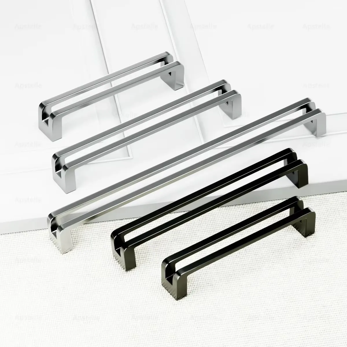 Gray Black Brushed Kitchen Cabinet Pulls Handle Nordic Furniture Handles for Cabinets and Drawers Knobs Kitchen Accesso Hardware