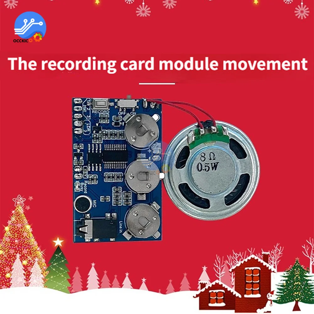 17 Minutes Sound Voice Audio Music Recordable Recorder Board Chip Programmable Music Module for Greeting Card Self-made Creative