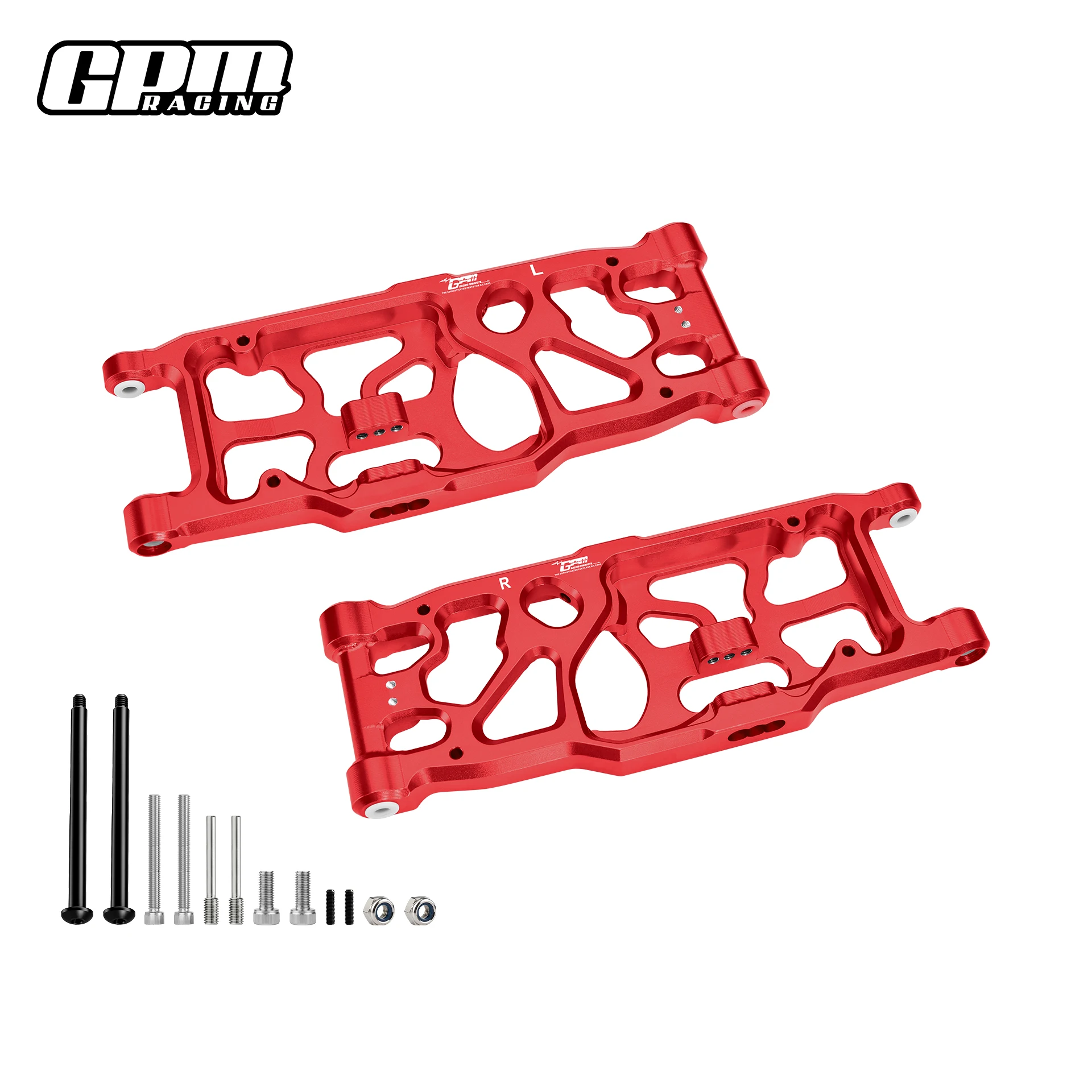 GPM-achterste onderste draagarmen van een legering, voor de ARRMA 1/5 Kraton Outcast 8S EXB RTR – ARA5810.