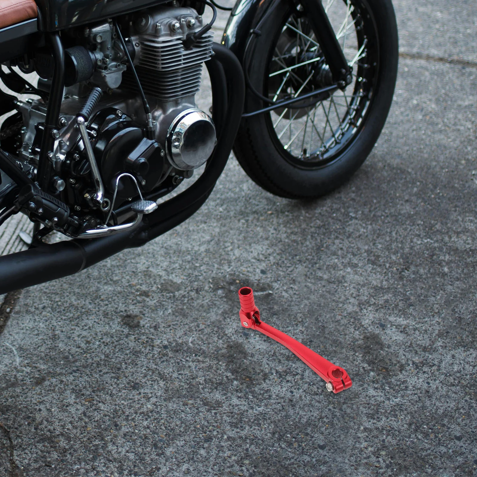

Aluminum Motorcycle Gear Shifter Lever Durable Smooth Shifting Easy Install Motorbike Accessories Performance Upgrade for Most