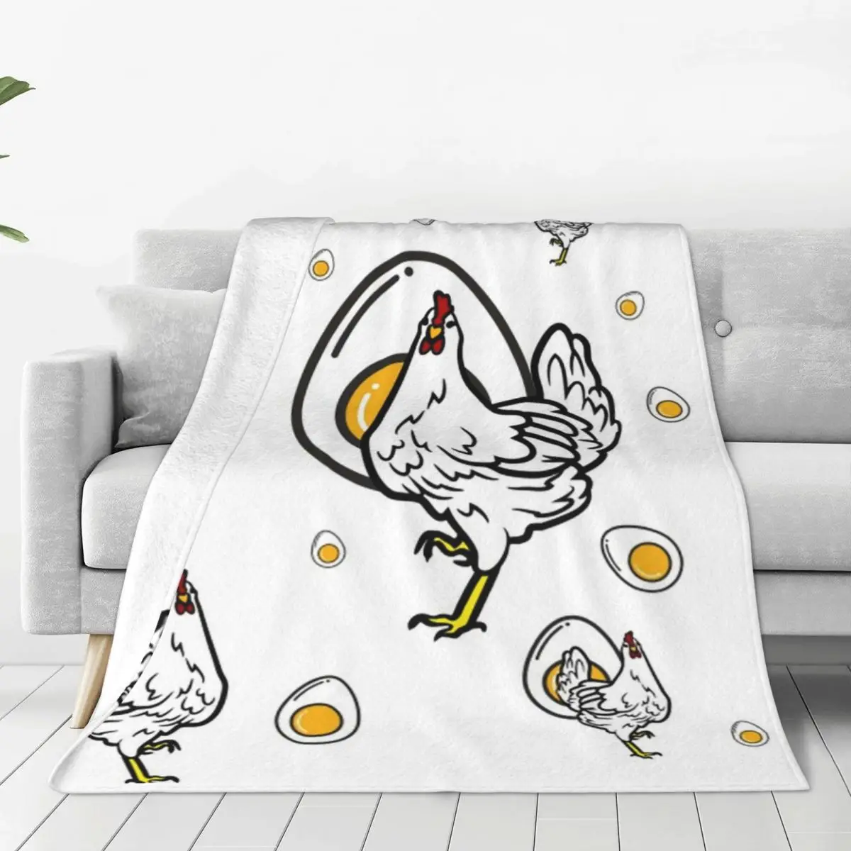 Retro Roseanne Chickens Blanket Flannel Super Soft Sofa Throw Blankets For Home Bedroom Office Throws Bedspread Quilt