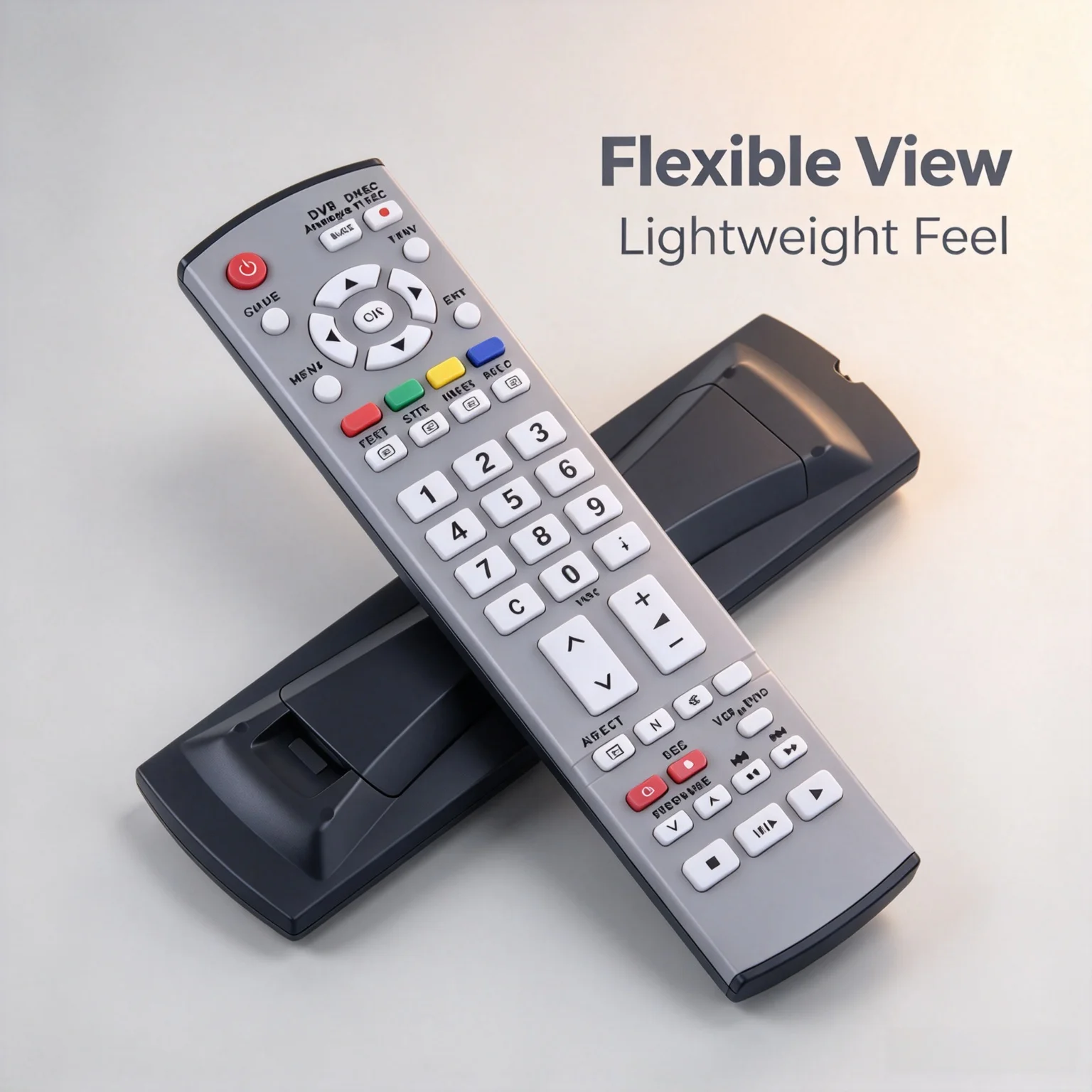 Replacement Remote Control Compatible with Panasonic EUR7651050A DVD Player, No Programming Required