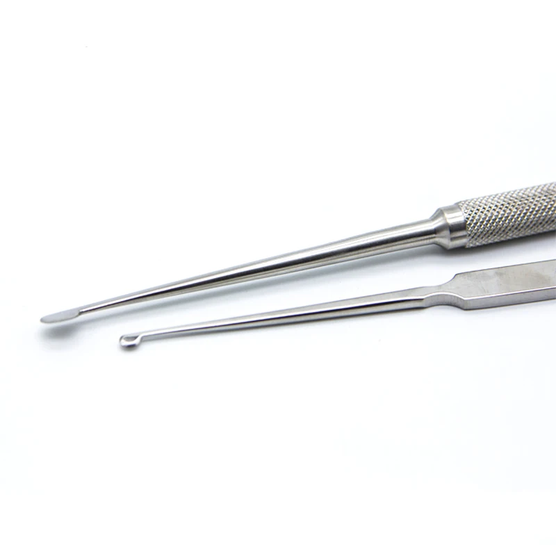 Aço inoxidável nariz Split nariz separador, Single-Ended, Double-Ended, Cosmetic Equipment, D-Knife