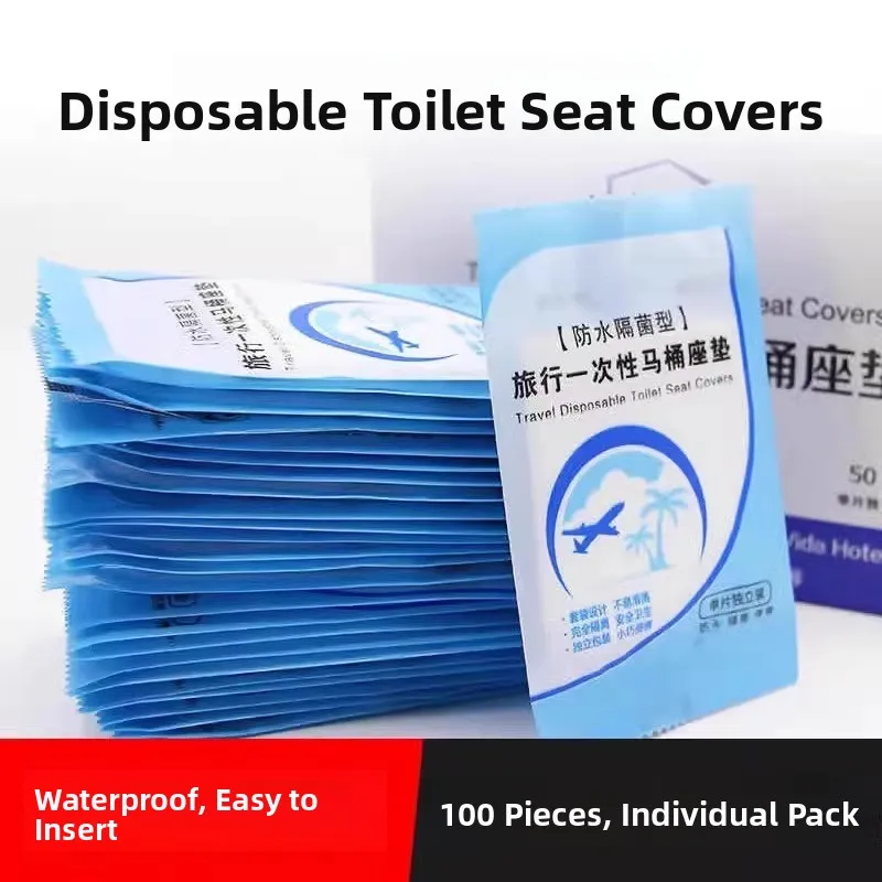 

Одноразовый чехол для унитаза, водонепроницаемый дорожный коврик для туалета, бумажный гигиенический чехол для беременных женщин и взрослых