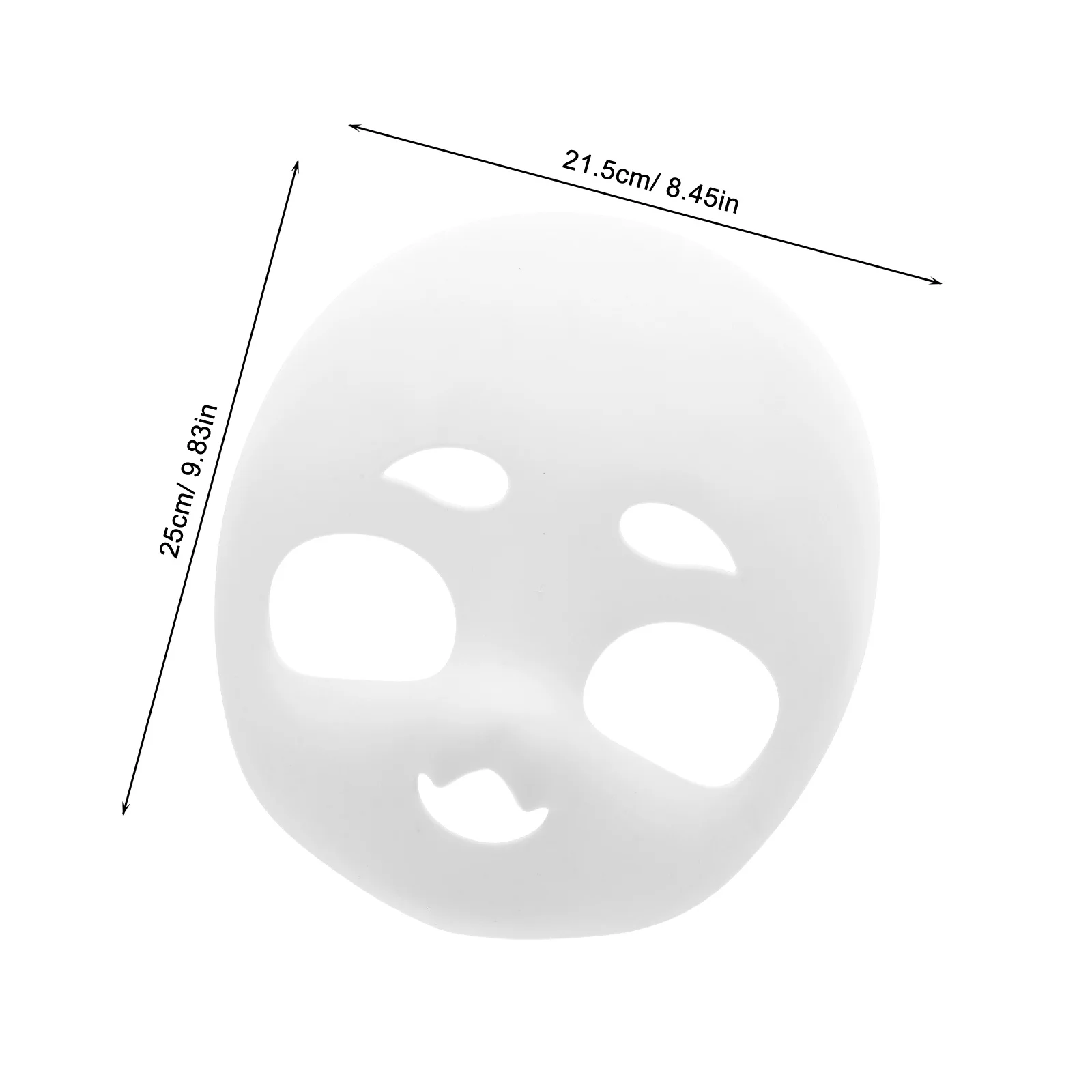 Máscara de disfraz de Animal en blanco blanco, Base de cabeza de plástico, máscara de Fursuit DIY para Halloween, accesorio de fiesta de Cosplay, equipo peludo