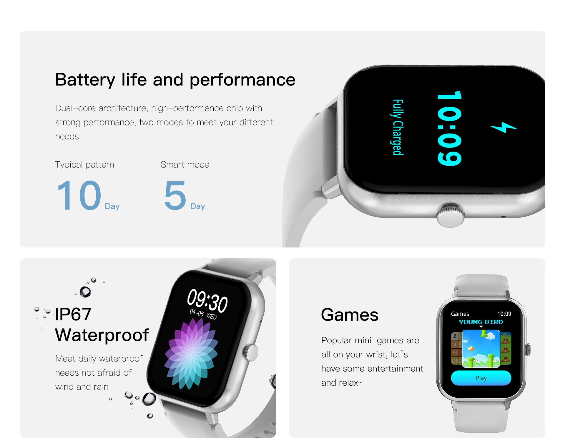 Neue Digitale Smartwatch Herzfrequenzmesser Smartwatch 2026 Android Elektronische Sportuhren für Männer Frauen Fitness-Tracker für iOS – Detail 11