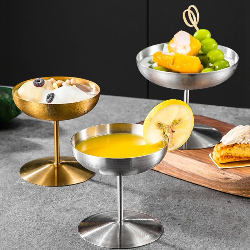 Martini-Becher aus Edelstahl 304, Cocktailglas, Eis, Dessert, Kelch, Getränk, Champagner, Metall, Weinbecher, Restaurant, Bar, Utensilien