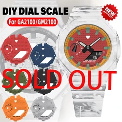 Luminous Hour Marker For GA2100 GA2110 Dial Ring DIY Watch Scale Ring Index Modification Dial Watch Accessories
