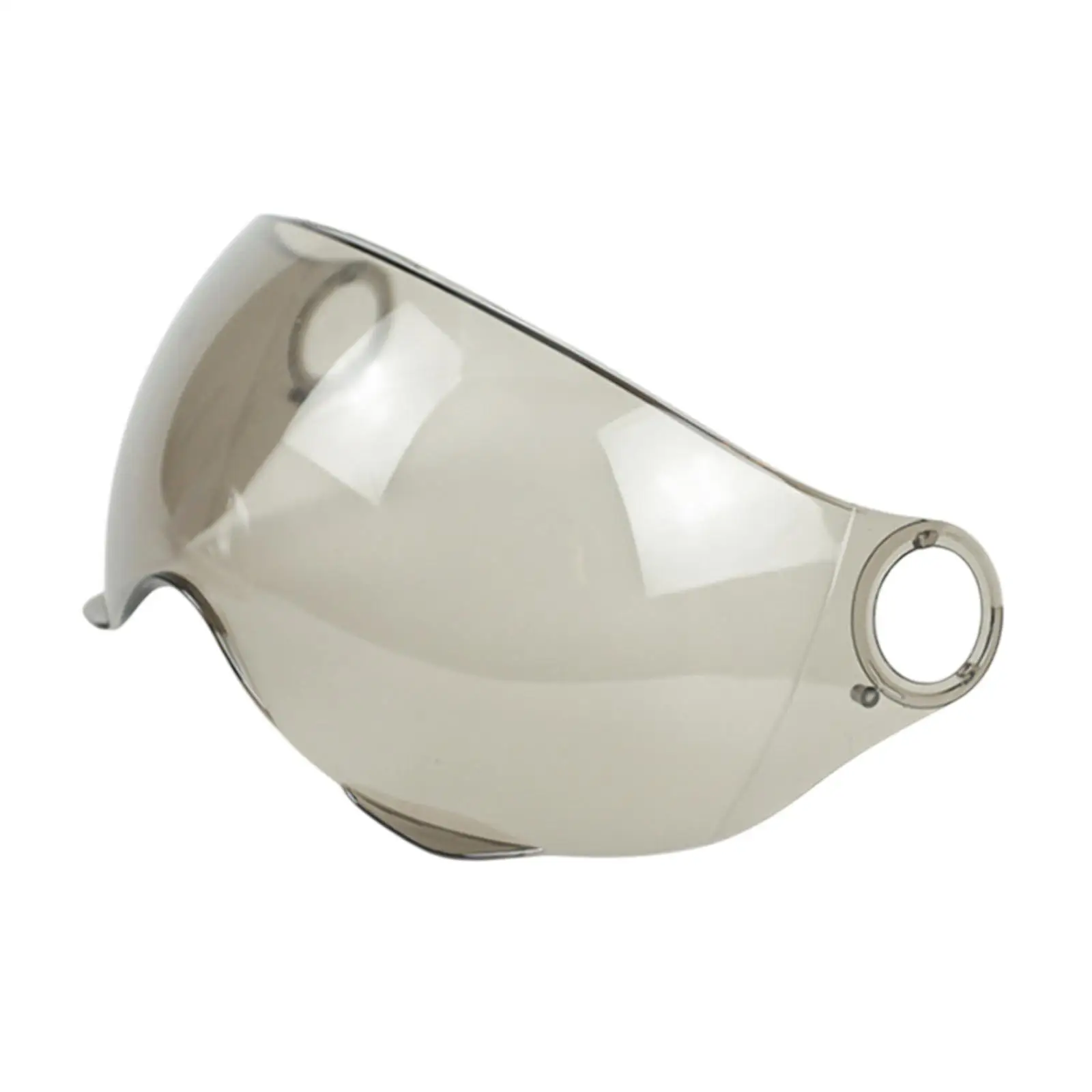 Anti Fog Motorcycle Helmet Visor Lens Short Brown Sun Protection PET Wind Shield for Road Bike Helmet Riding