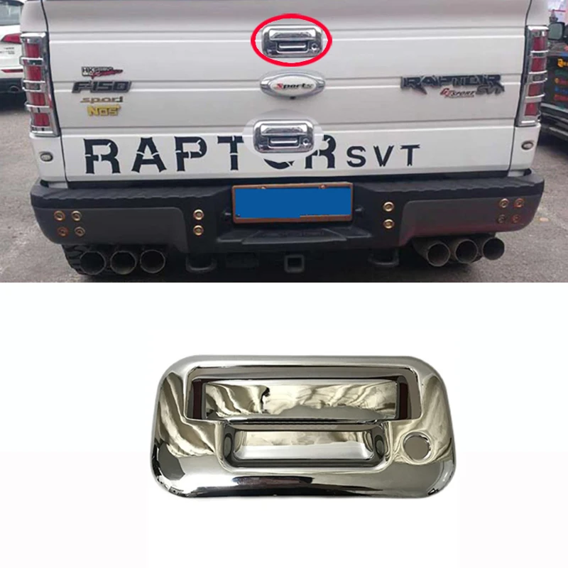 

Exterior Stickers For Ford F150 Car Tailgate Handle Shell Decoration Cover Accessories For Ford F150 Raptor 2009-2014