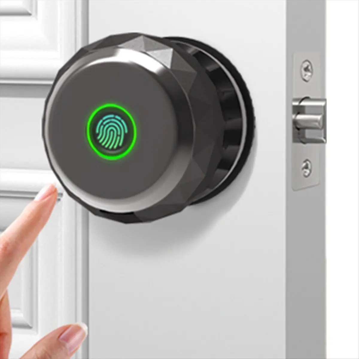 Promotion Wireless Fingerprint Deadbolt Security Tuya Smart Door Lock Door Knob with App Control for Home Digital Unlock