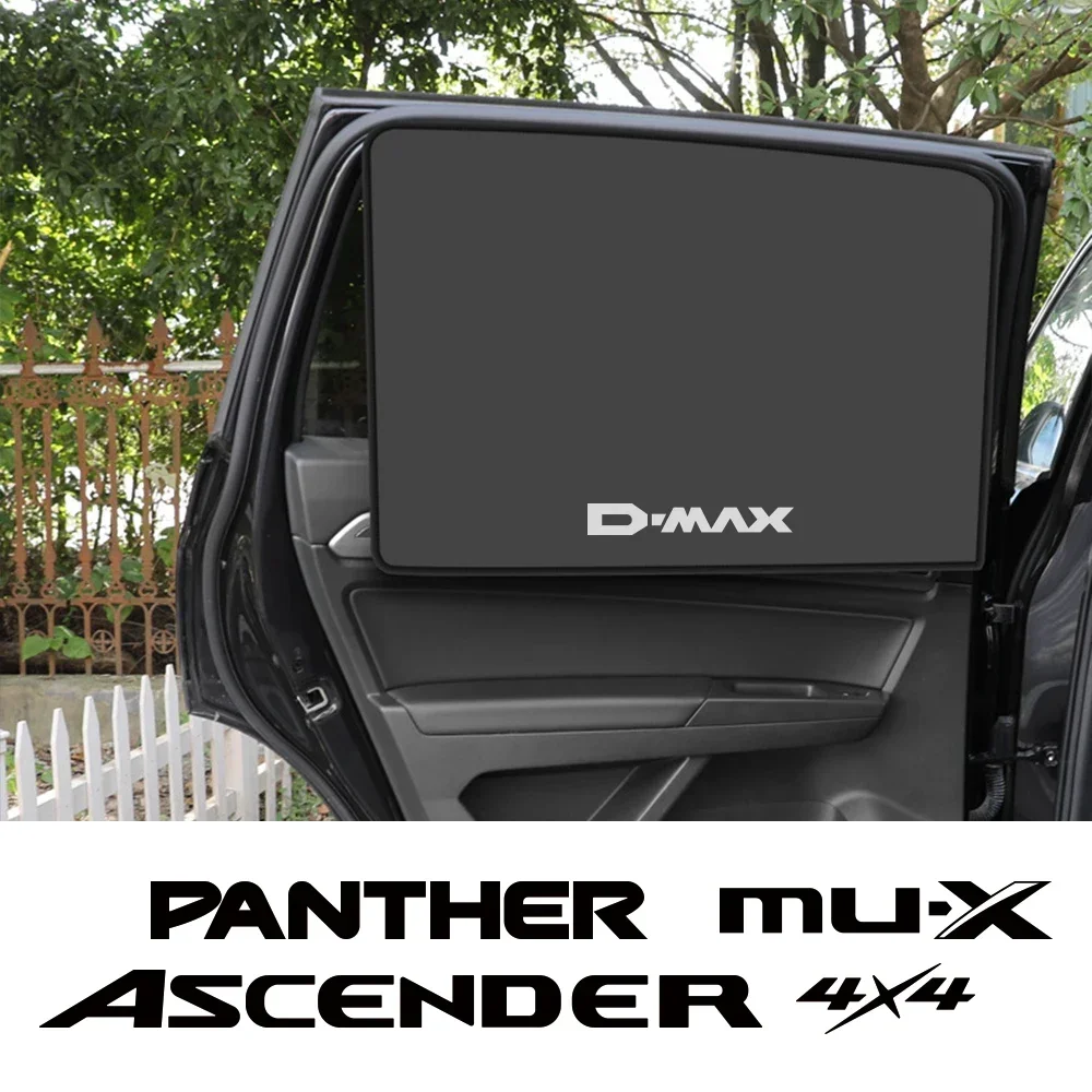 Magnetic Car Side Window Sunshade Sun Visor Cover Protector Curtain Auto Accessories For Isuzu DMAX PANTHER MUX ASCENDER 4X4